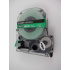 Epson LK-4GWV, SD12GW, 12mm x 9m, white text / green tape, compatible tape