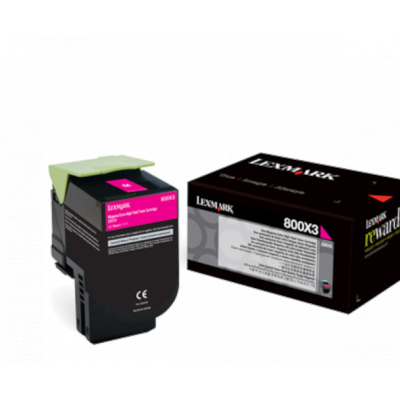 Lexmark 80C0X30 magenta original toner