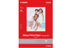 Canon Glossy Photo Paper, foto papír, lesklý, GP-501, bílý, 10x15cm, 4x6&quot;, 210 g/m2, 5 pcs 0775B076, inkoustový