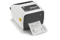 Zebra ZD420 ZD42H42-T0EW02EZ TT Healthcare label printer, 203 dpi, MS, RTC, EPLII, ZPLII, USB, BT, Wi-Fi, white