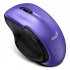 Genius Ergo 8200S Mouse, 1200 DPI, 2.4 [GHz], optical, 5 buttons, wireless, purple, 1x AA, BlueEye sensor