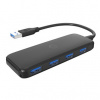 USB (3.0) hub 4-port, DHC-CT110, black, Hewlett-Packard