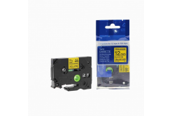 Brother TZ-S631/TZe-S631 12mm x 8m extr.adh. black / yellow, compatible tape