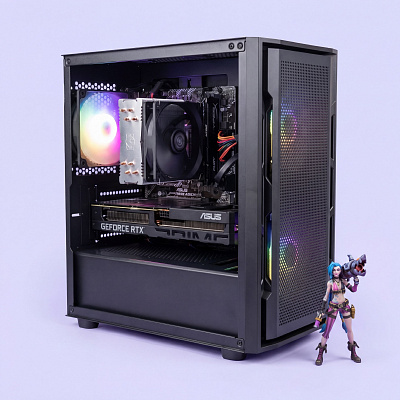 Herní počítač Raiko Pro – RTX 5060 8GB / Ti 8GB / 16GB, AMD Ryzen 7 5800X, 16GB / 32GB RAM, 1TB SSD