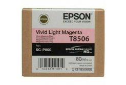 Epson T8506 C13T85060N vivid light magenta original ink cartridge