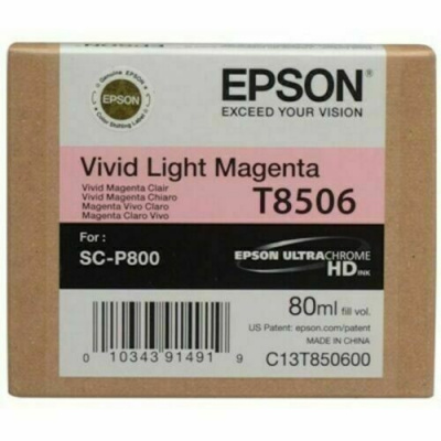 Epson T8506 C13T85060N vivid light magenta original ink cartridge