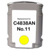Compatible cartridge with HP 11 C4838A yellow 