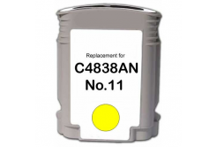 Compatible cartridge with HP 11 C4838A yellow 