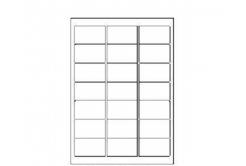 Selfadhesive labels 63,5 x 38,1 mm, 21 labels, A4, 100 sheets