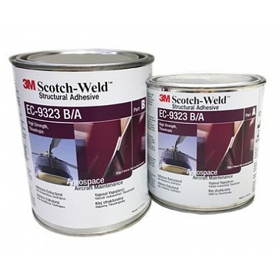3M EC-9323 B/A Scotch-Weld™ Reinforced Epoxy Adhesive, kit = 1 liter (A = 769 ml + B = 231 ml)