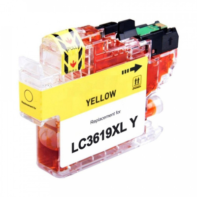Brother LC-3619XL yellow compatible inkjet cartridge